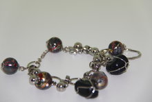 Bedelarmband natuursteen zwart